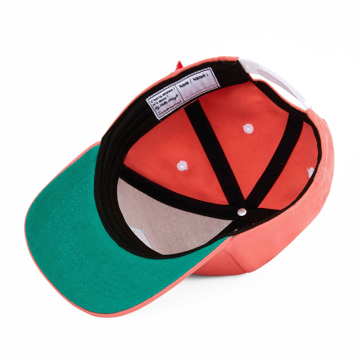 Cappellino bambini Mini Kiss, visiera curva, 100% cotone biologico, certificato Oeko-Tex, dai 9 mesi, Cool Kids Only!