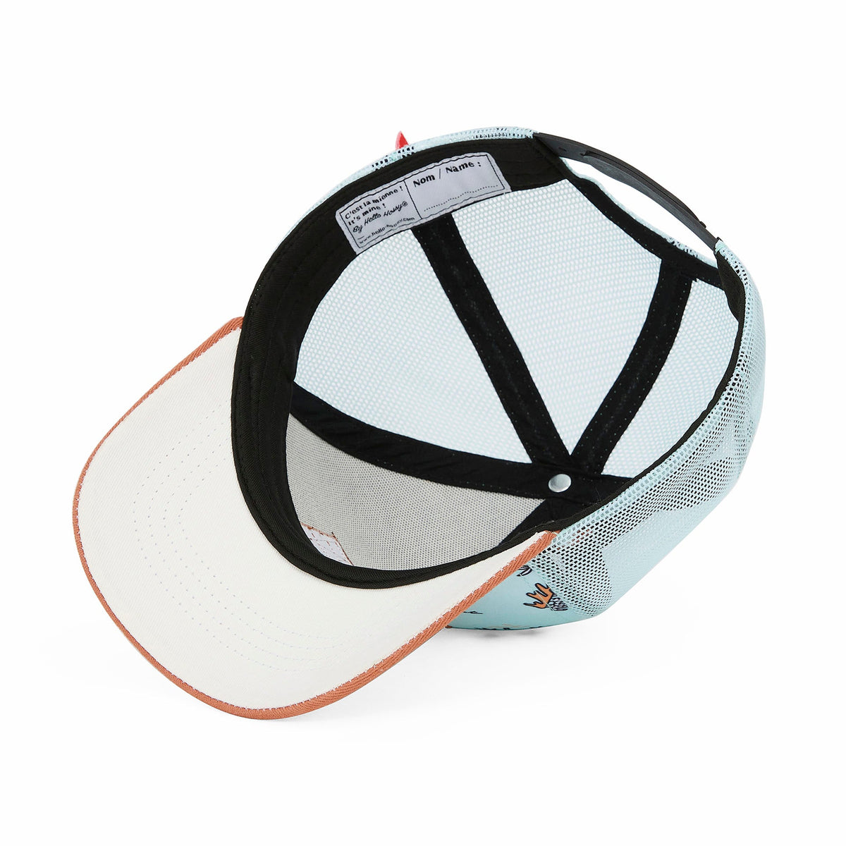 Cappellino Bambini Blue Island, stile Trucker, eco-responsabile, certificato Oeko-Tex, da 9 mesi, Cool Kids Only!