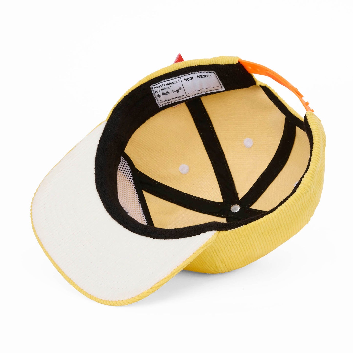 Cappellino Bambini Mini Citrus, visiera piatta, velluto, certificato Oeko-Tex, dai 9 mesi, Cool Kids Only !