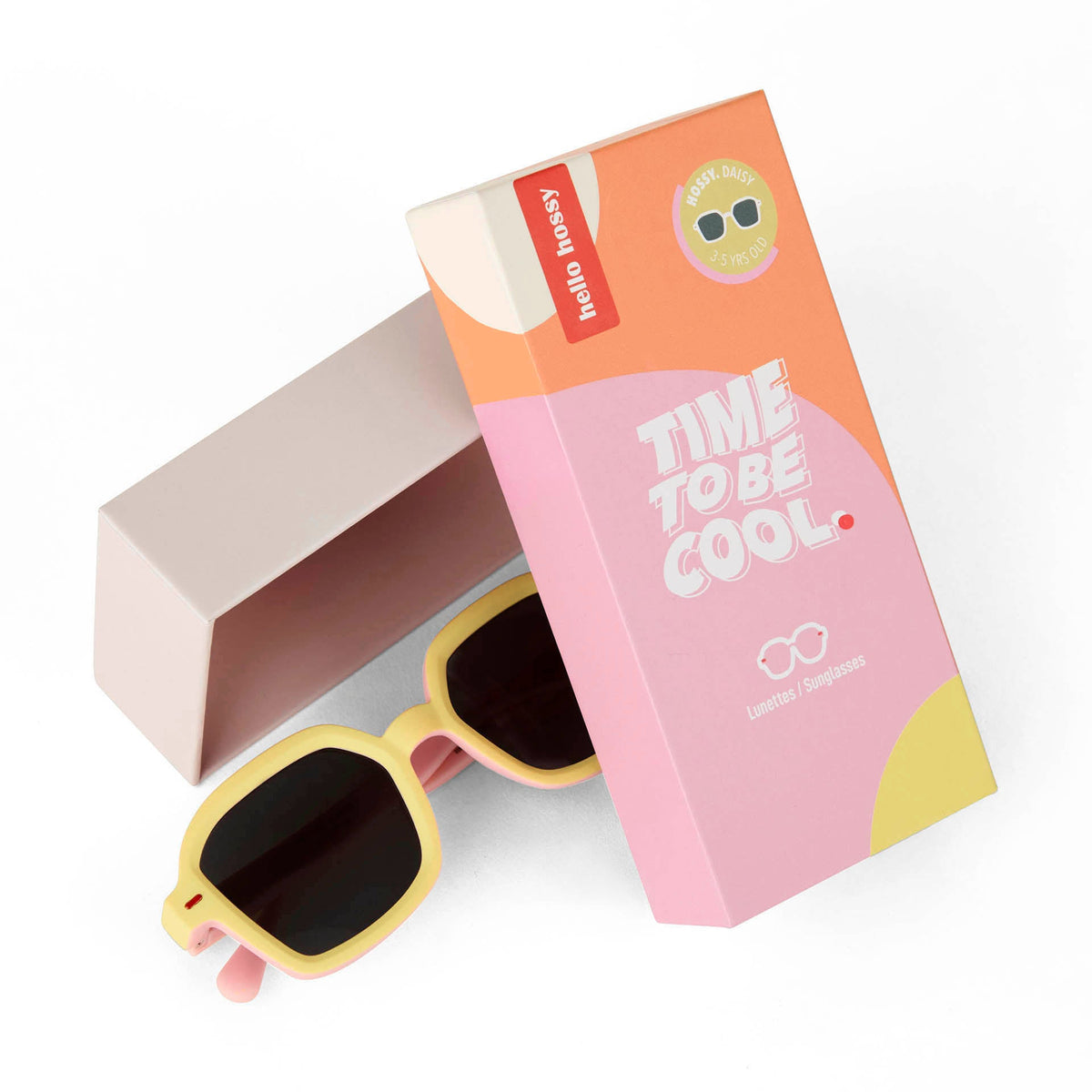 Occhiali da sole Bambini Hossy Daisy, colorati, lenti categoria 3, UV400, lenti polarizzate, dai 2 anni, Cool Kids Only!