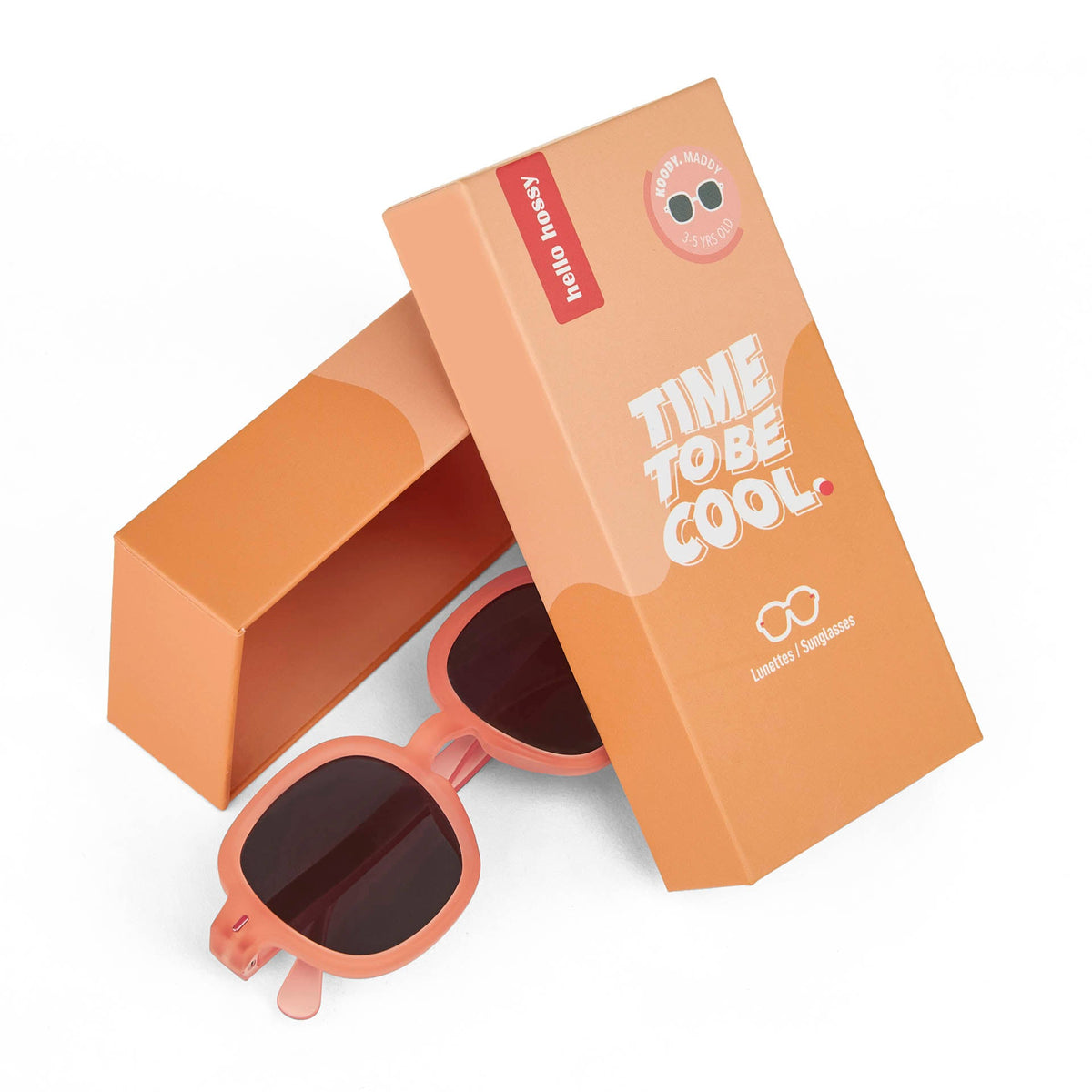 Occhiali da sole per bambini Koody Maddy, colorati, lenti categoria 3, UV400, lenti polarizzate, dai 2 anni, Cool Kids Only!