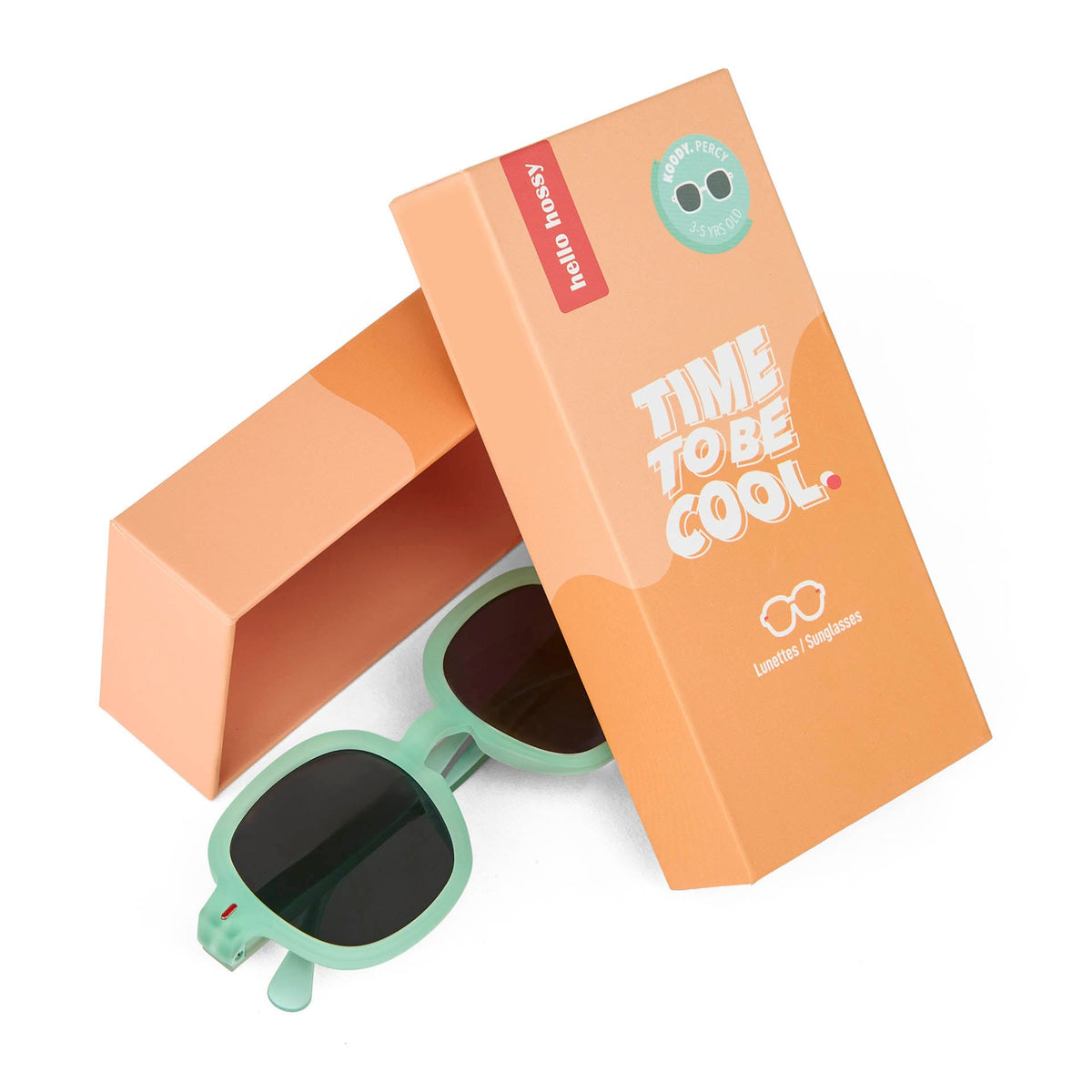 Occhiali da sole bambini Koody Percy, colorati, lenti categoria 3, UV400, lenti polarizzate, dai 2 anni, Cool Kids Only !