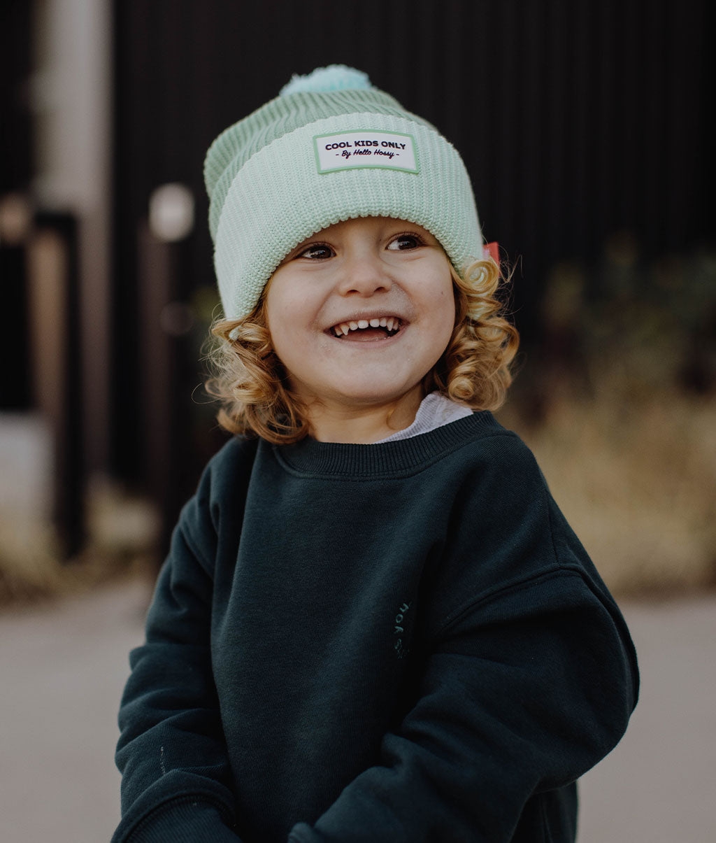 Berretto Color Block Minty