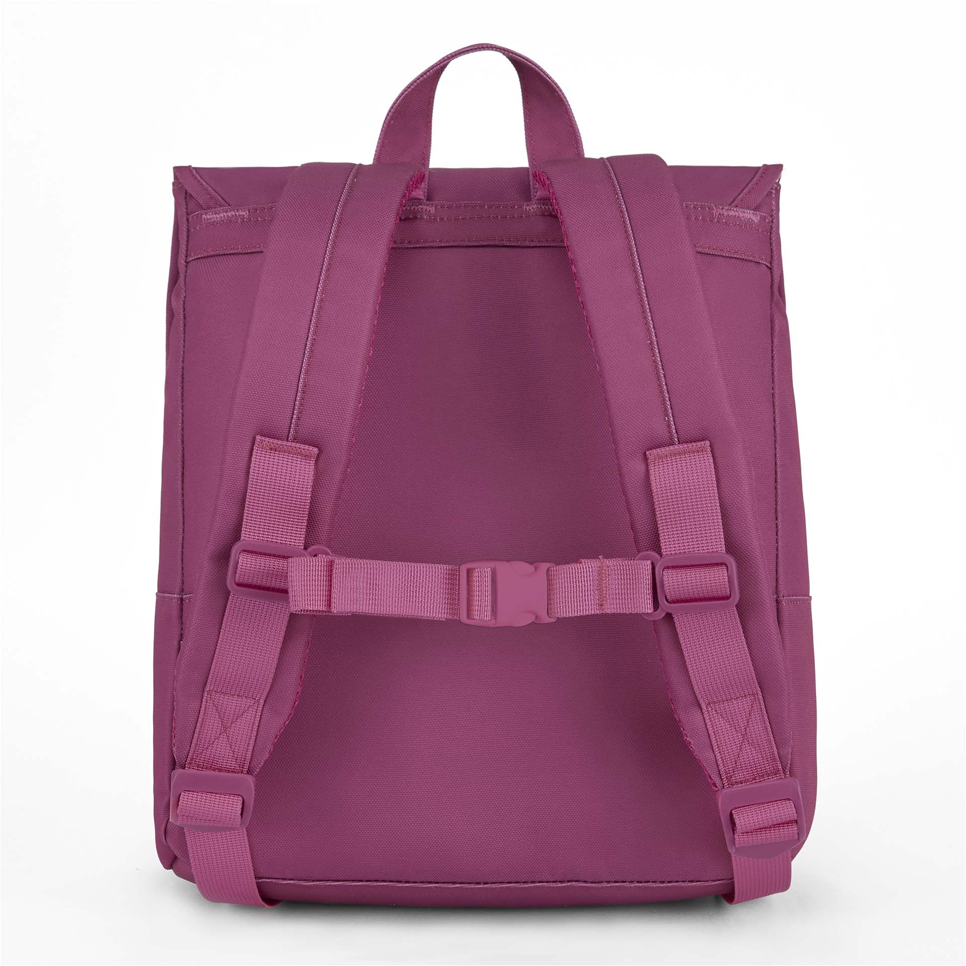 Zaino per bambini viola con spalline regolabili e chiusura a clip Hello Hossy