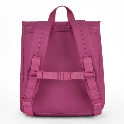 Zaino per bambini viola con spalline regolabili e chiusura a clip Hello Hossy