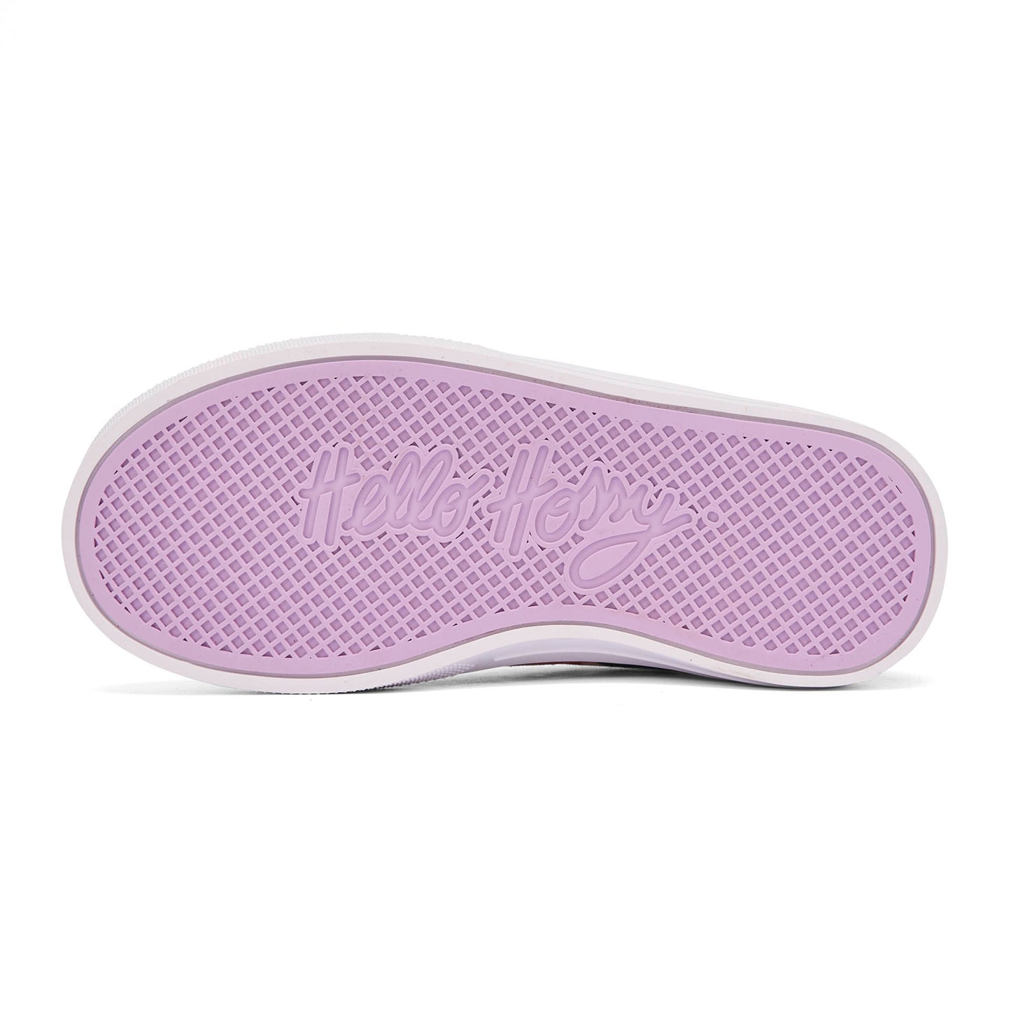Suola sneakers bambino rosa con motivo arte Hello Hossy