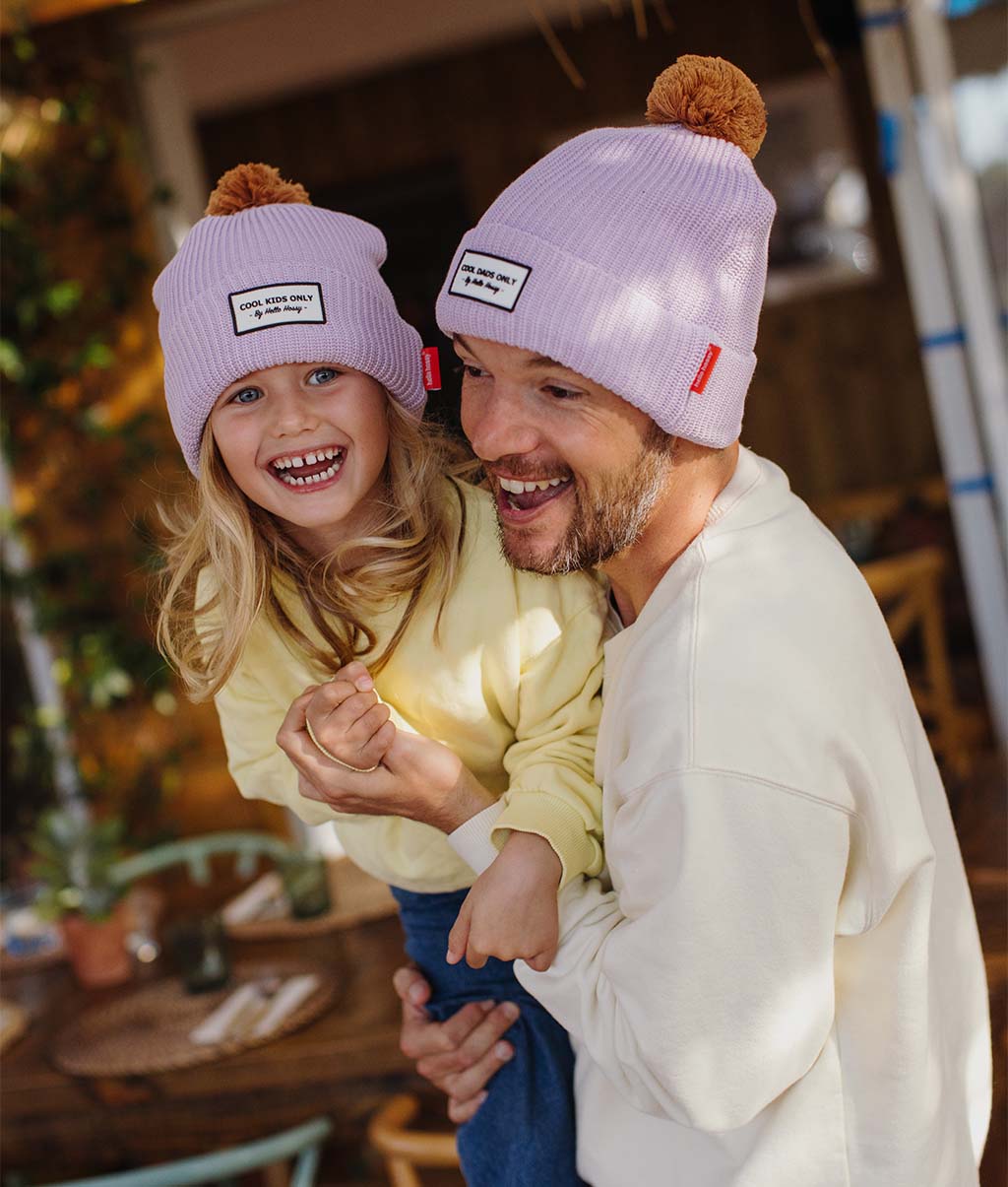 Berretto Color Block Mauve bambini & bebè, Cool Kids Only, Hello Hossy