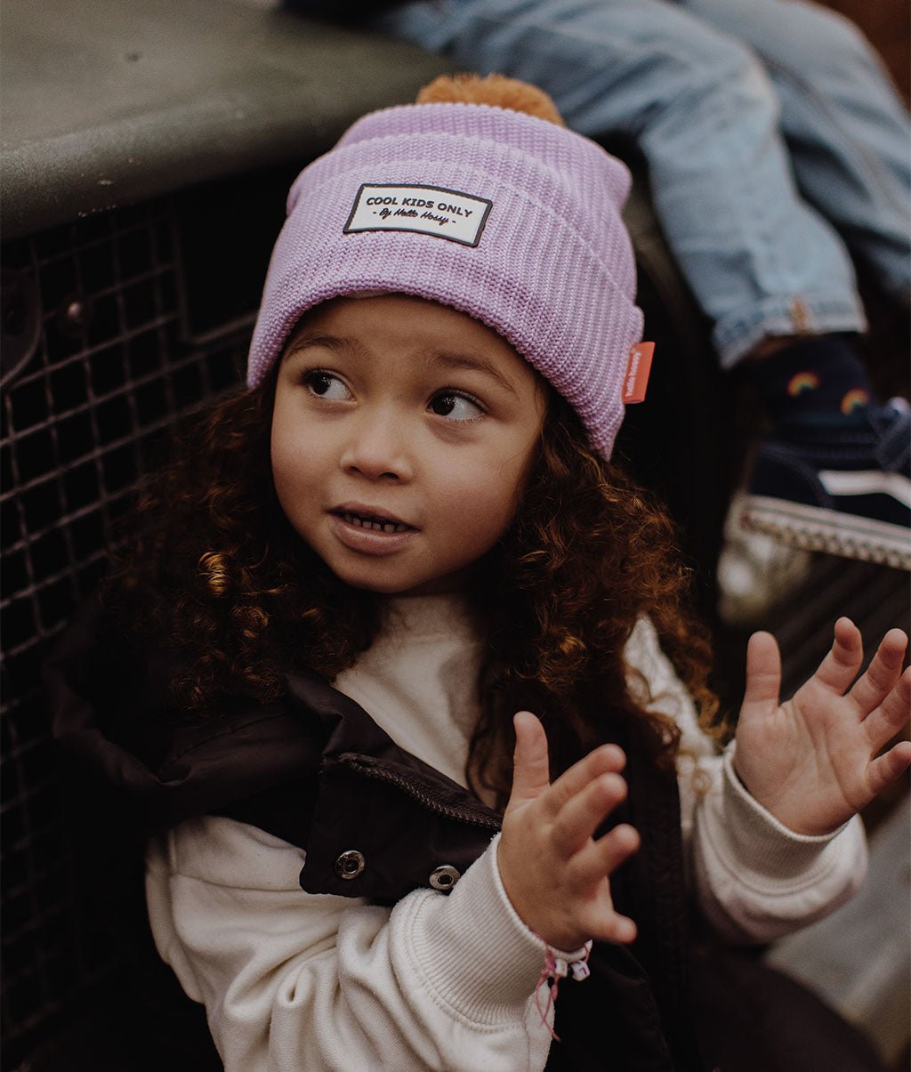 Berretto Color Block Mauve bambini & bebè, Cool Kids Only, Hello Hossy