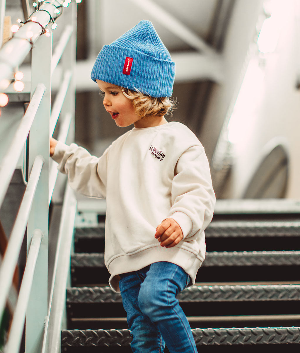 Berretto colorato Bambini & Adulti Flow Ocean, 100% cotone biologico, senza pompon, dai 9 mesi, Cool Kids Only !