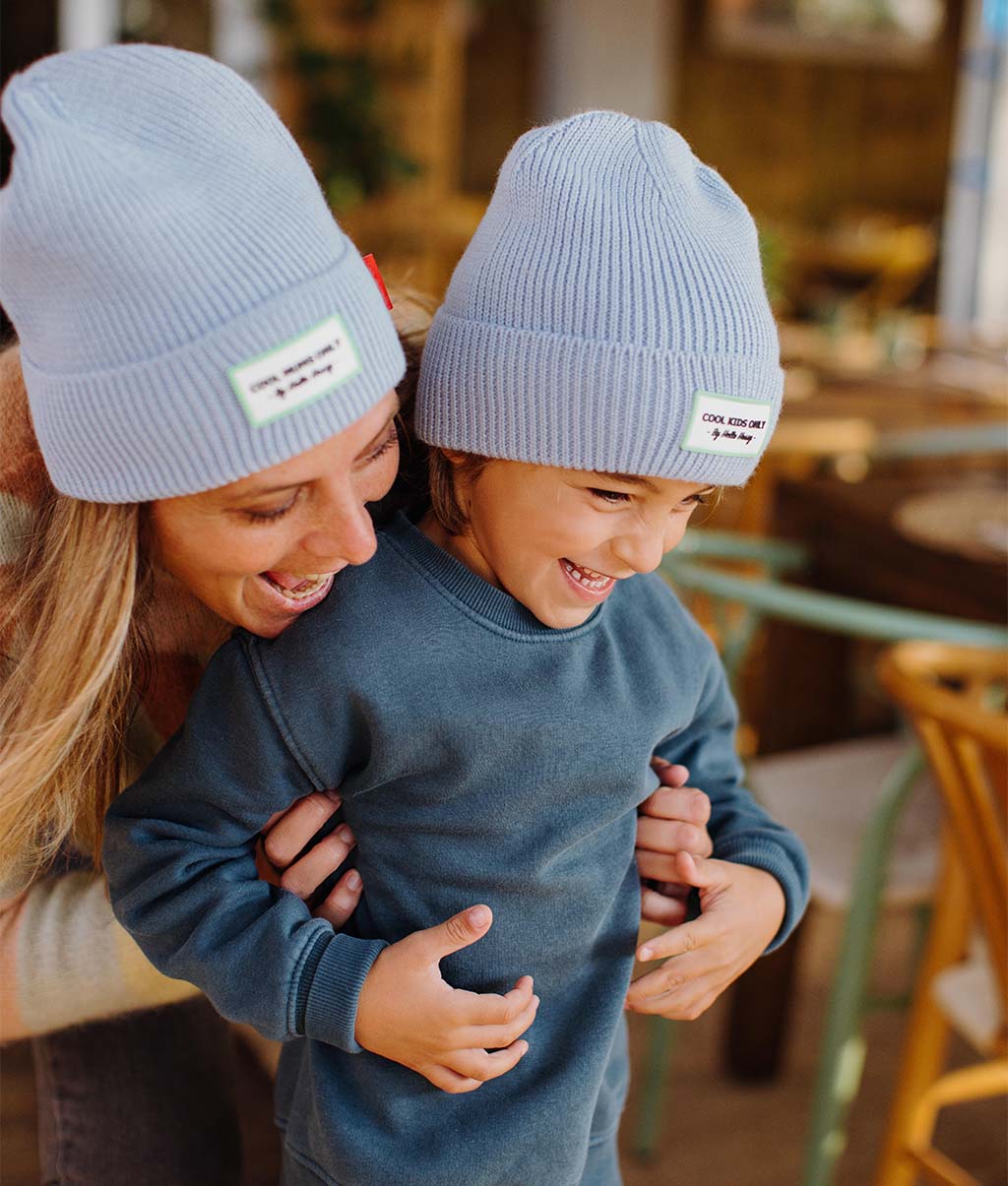 Berretto colorato bambini Pop Artic, maglia morbida e fine, lana, senza pompon, dai 9 mesi, Cool Kids Only!