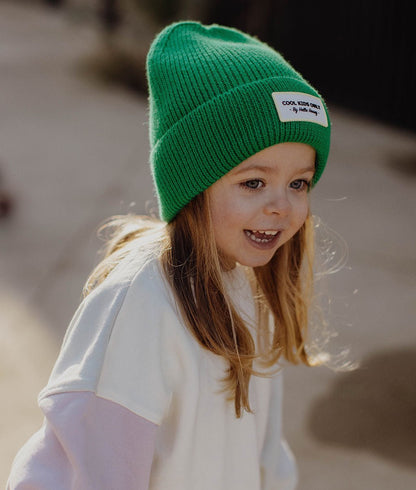 Berretto colorato Bambini Pop Croco, maglia morbida e sottile, lana, senza pompon, dai 9 mesi, Cool Kids Only !