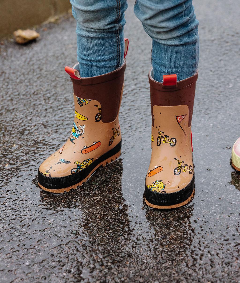 Stivali da pioggia in gomma Mascots Ride - foto lifestyle – Hello Hossy