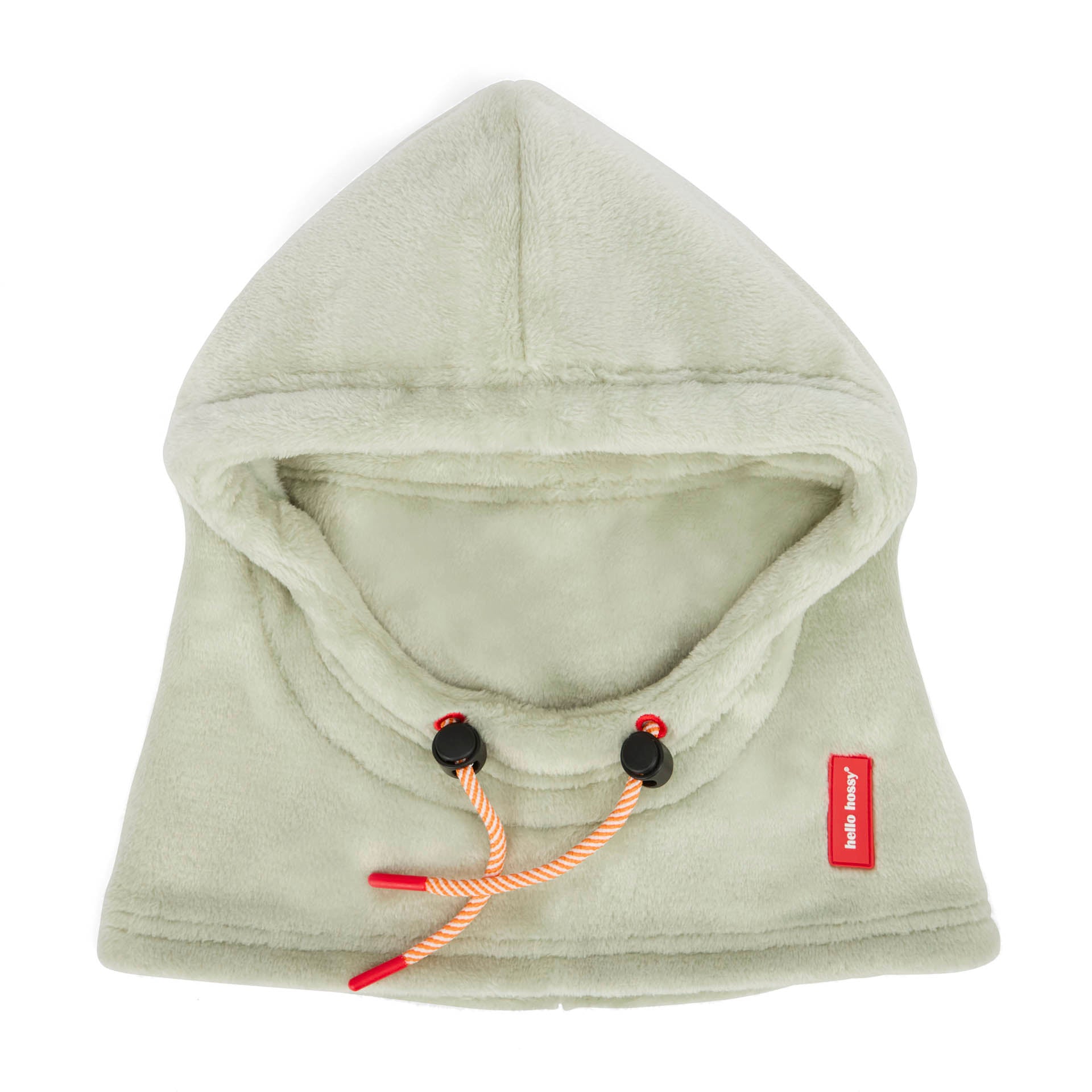 Passamontagna in pile verde Warmy Green per bambini e neonati – vista piatta
