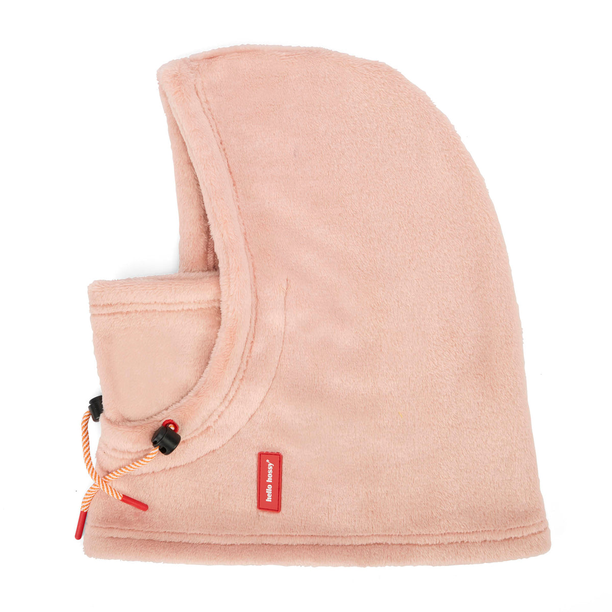 Passamontagna in pile rosa Warmy Pink per bambini e neonati - vista di profilo, in piano