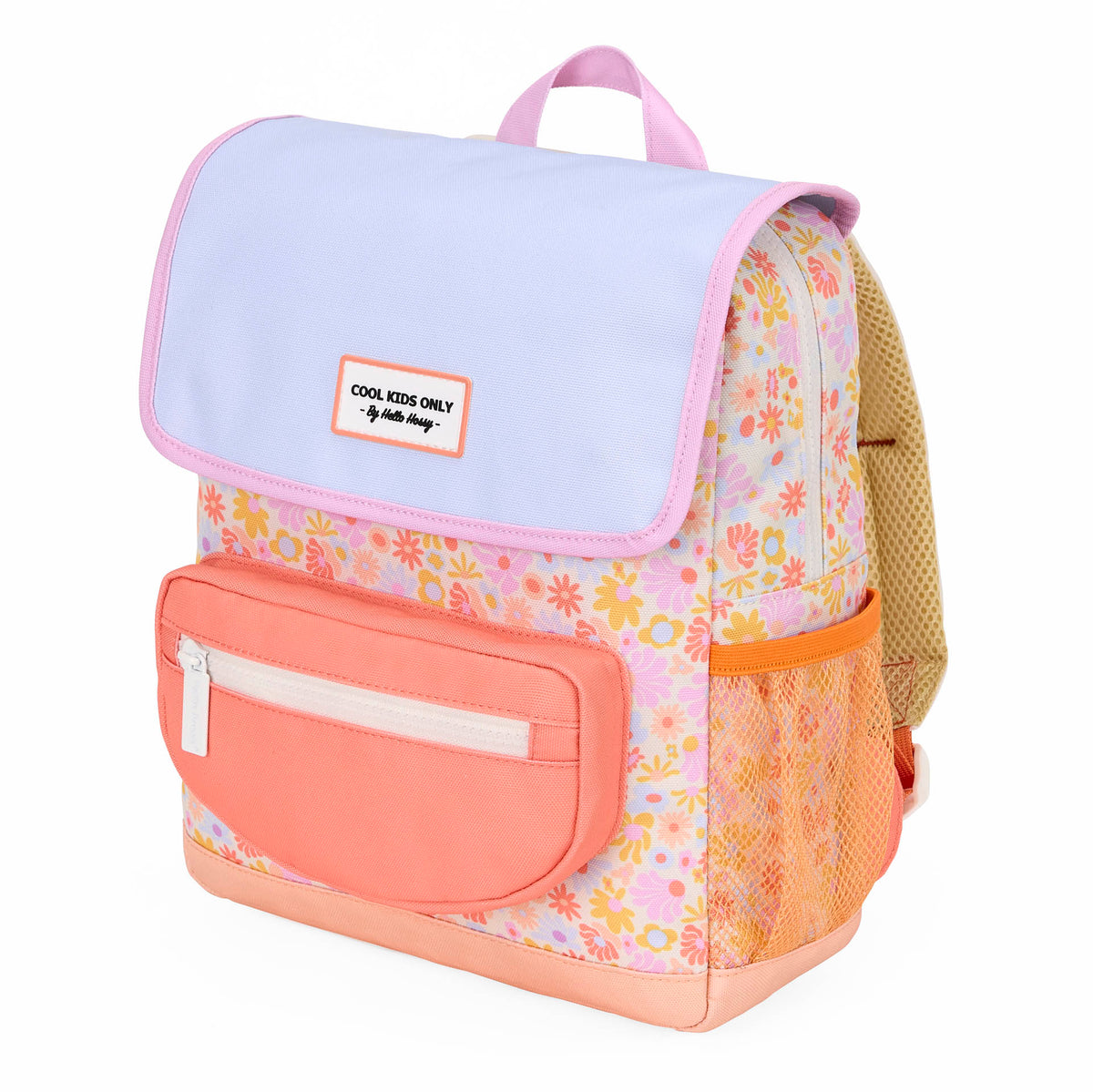 Zaino per bambini Retro Flowers, eco-responsabile, dai 2 anni, Cool Kids Only !