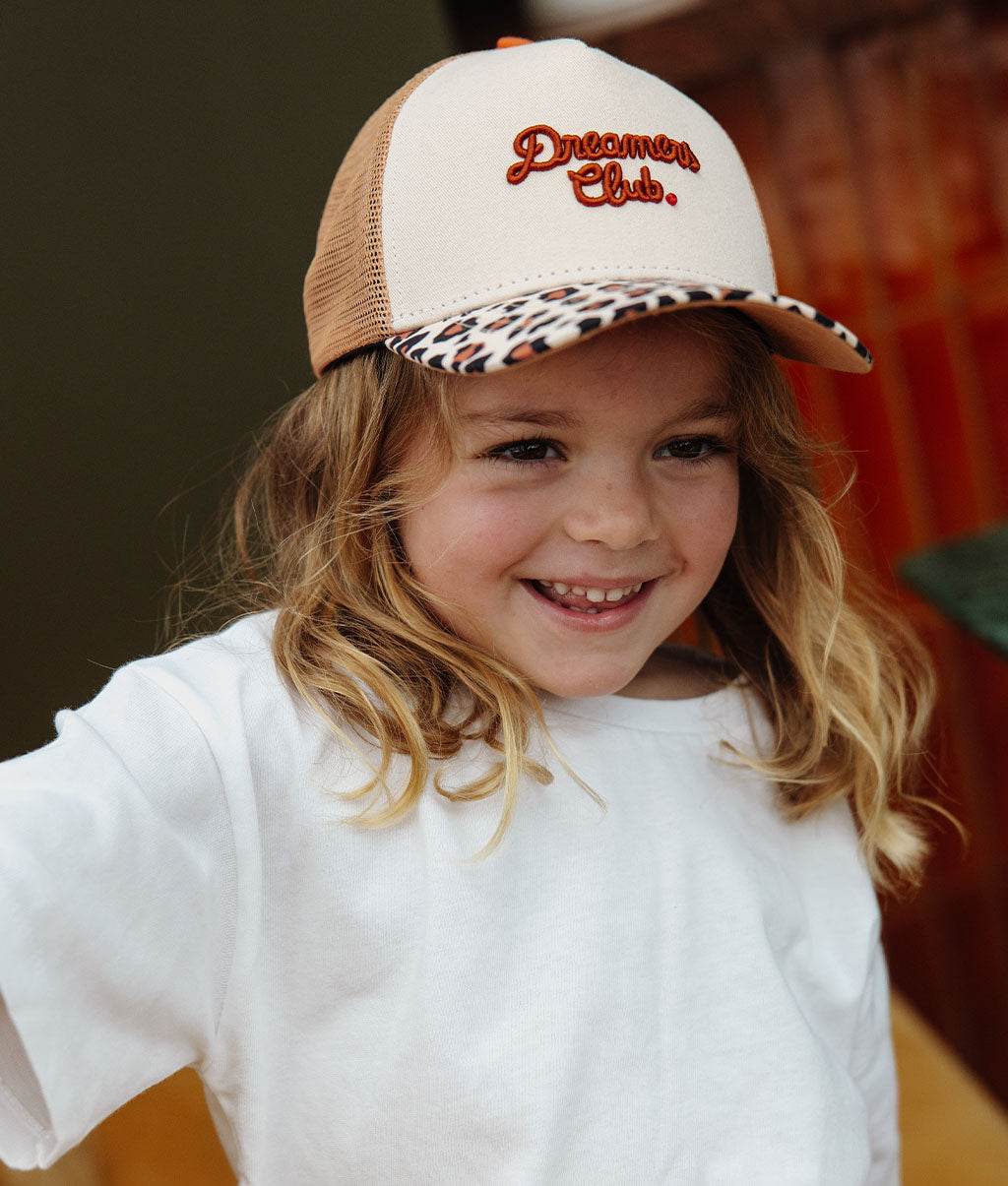 Cappellino Bambini Leopard #2, stile Trucker, matchy-matchy, eco-responsabile, da 9 mesi, Cool Kids Only !