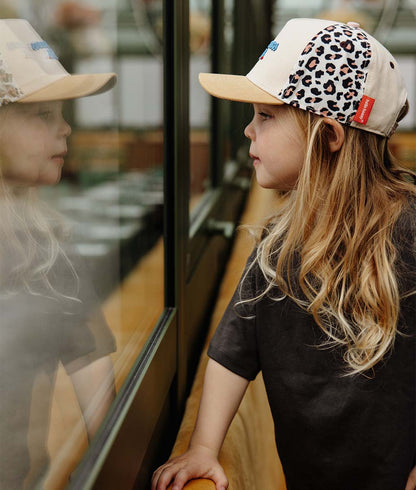 Cappellino bambini Leopard #3, visiera curva, matchy-matchy, eco-responsabile, da 9 mesi, Cool Kids Only !