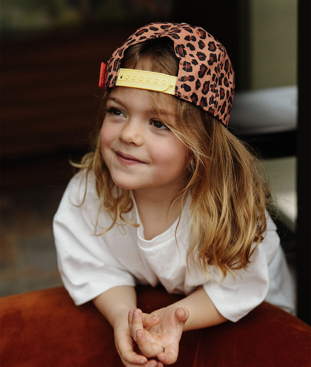 Cappellino per bambini leopard #8, visiera curva, matchy-matchy, eco-responsabile, dai 9 mesi, Cool Kids Only !
