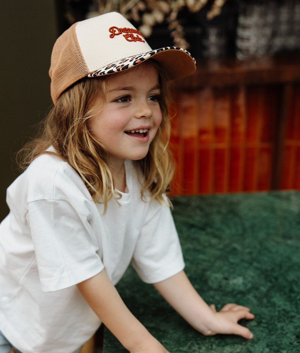 Cappellino Bambini Leopard #2, stile Trucker, matchy-matchy, eco-responsabile, da 9 mesi, Cool Kids Only !
