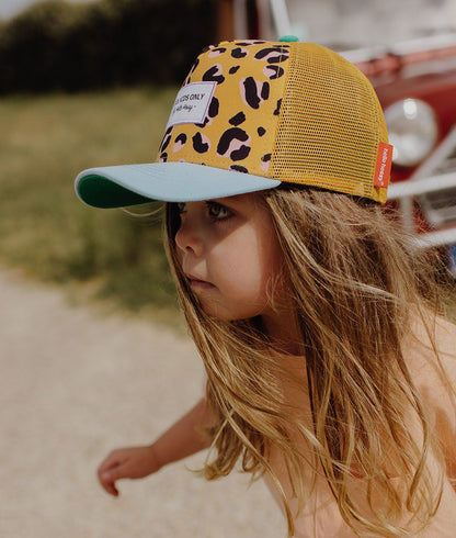 Cappellino bambini Panther, stile Trucker, eco-responsabile, certificato Oeko-Tex, da 9 mesi, Cool Kids Only !