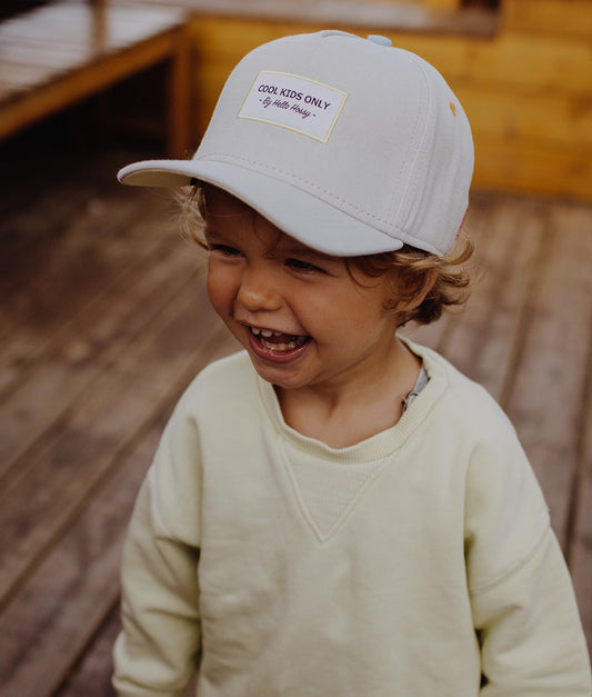 Cappellino bambini Mini Pearl, visiera curva, 100% cotone biologico, certificato Oeko-Tex, da 9 mesi, Cool Kids Only !