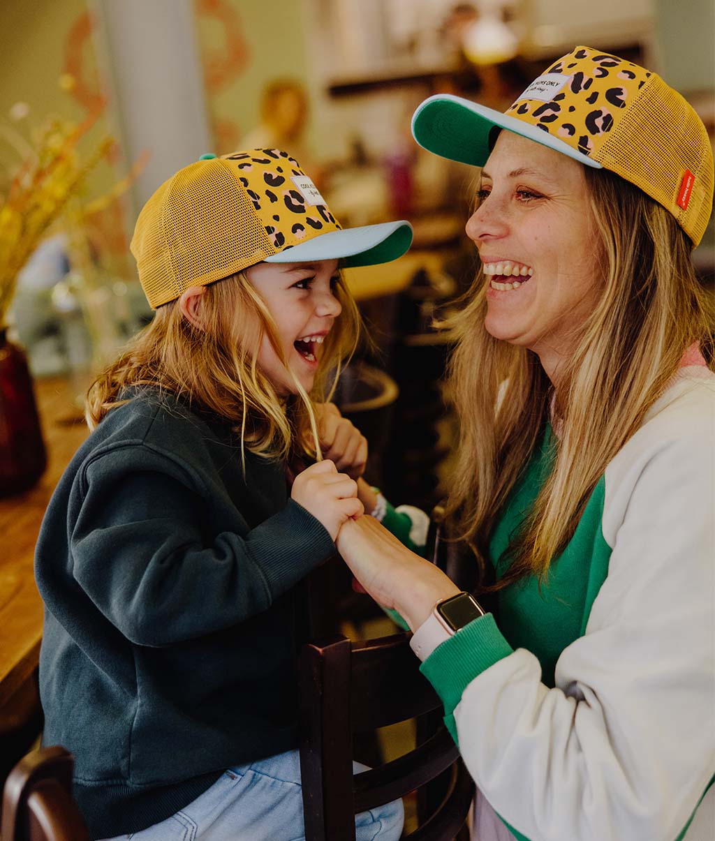 Cappellino genitori e bambini Panther, stile Trucker, eco-responsabile, certificato Oeko-Tex, dai 9 mesi, Cool Kids Only!