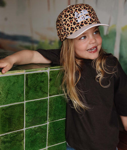 Cappellino Mamme-Bambini Leopard #6, visiera curva, matchy-matchy, eco-responsabile, dai 9 mesi, Cool Kids Only !