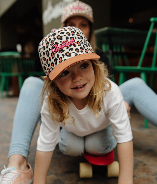 Cappellino per bambini Leopard #7, visiera curva, matchy-matchy, eco-responsabile, dai 9 mesi, Cool Kids Only !