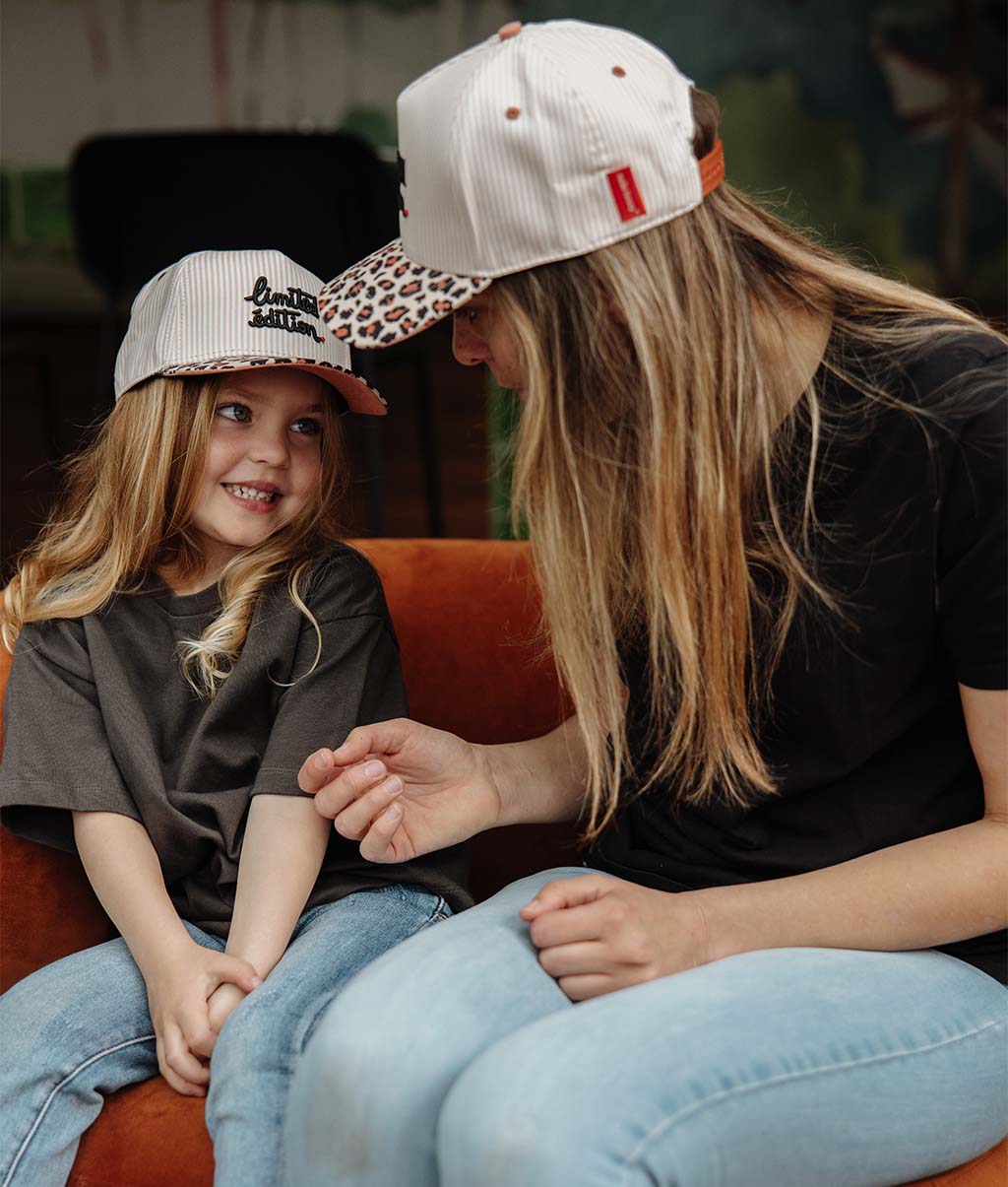 Cappellino mamma-bambino leopard #5, visiera curva, matchy-matchy, eco-responsabile, dai 9 mesi, Cool Kids Only!