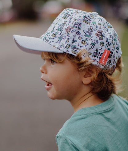 Cappellino bambini Florida, visiera curva, eco-responsabile, certificato Oeko-Tex, da 9 mesi, Cool Kids Only !