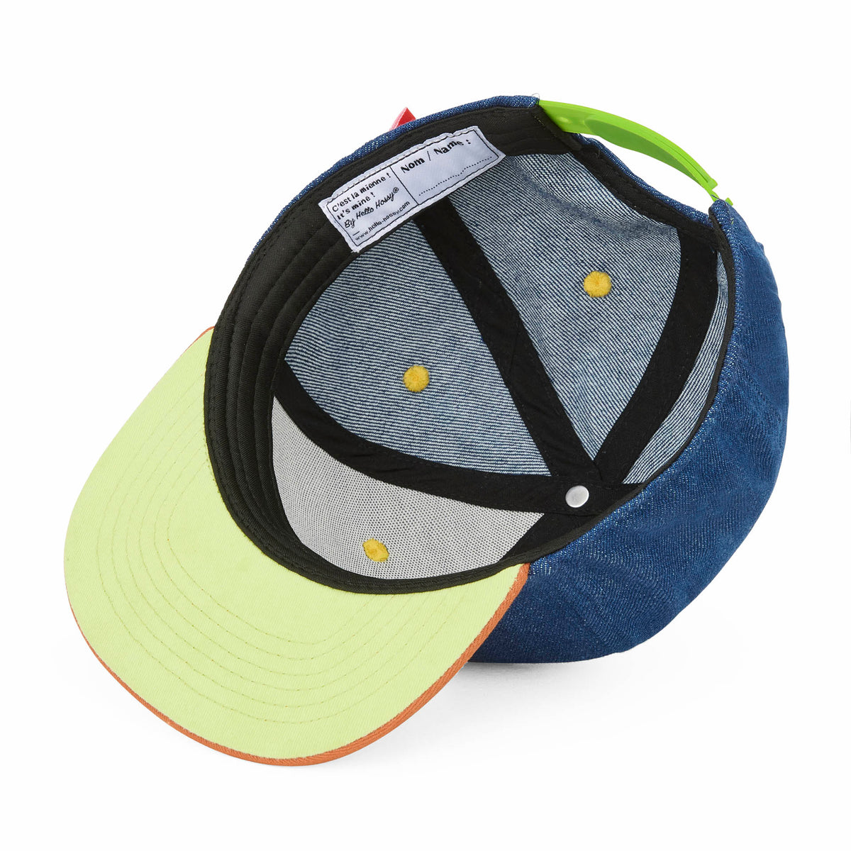 Cappellino per bambini Jean Explorer, visiera piatta, cotone biologico, certificato Oeko-Tex, dai 9 mesi, Cool Kids Only!