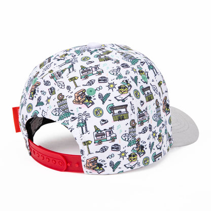 Cappellino bambini Florida, visiera curva, eco-responsabile, certificato Oeko-Tex, da 9 mesi, Cool Kids Only !
