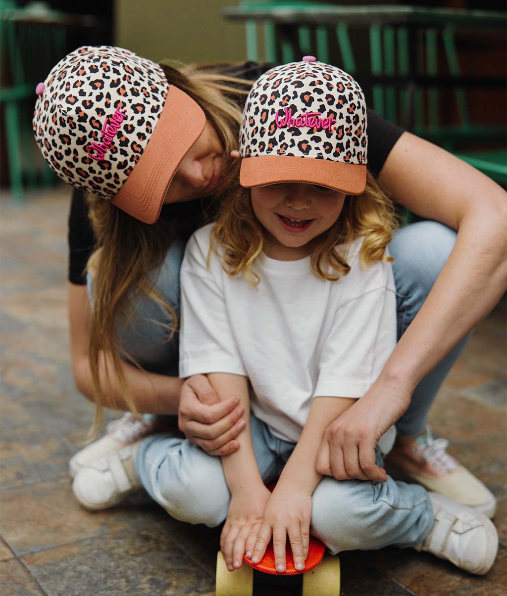 Cappellino genitori e bambini Léopard #7, visiera curva, matchy-matchy, eco-responsabile, da 9 mesi, Cool Kids Only !