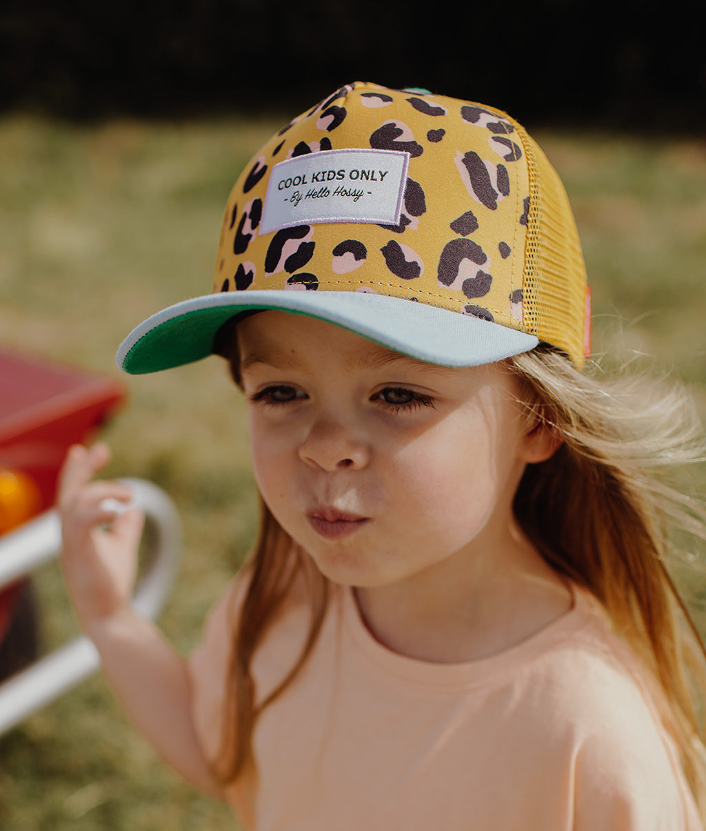 Cappellino bambini Panther, stile Trucker, eco-responsabile, certificato Oeko-Tex, da 9 mesi, Cool Kids Only !