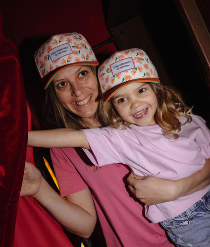 Cappellino a fiori duo mamma bambino Hello Hossy