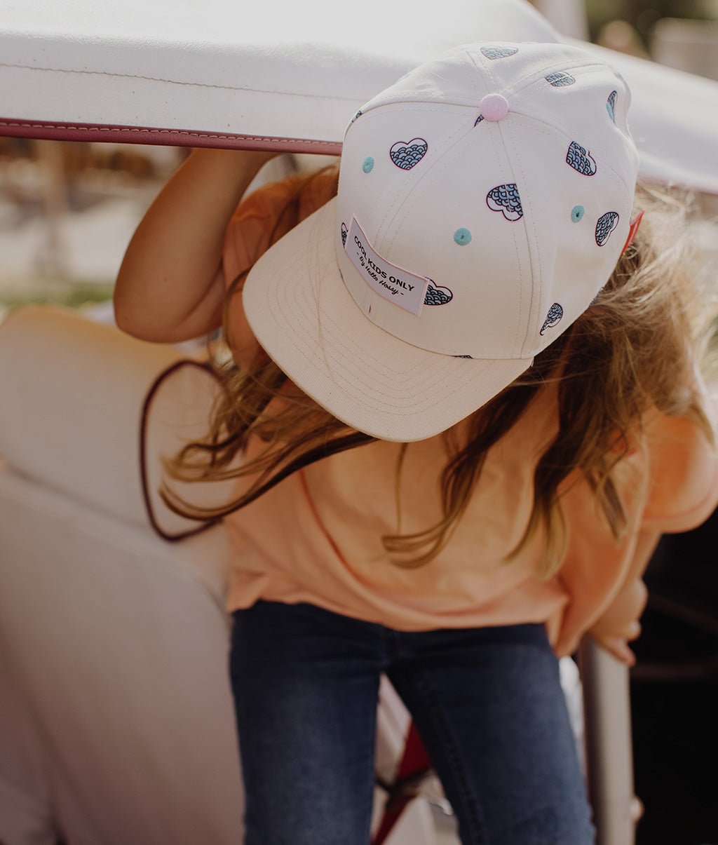Cappellino bambini Mermaid, visiera piatta, eco-responsabile, certificato Oeko-Tex, dai 9 mesi, Cool Kids Only!