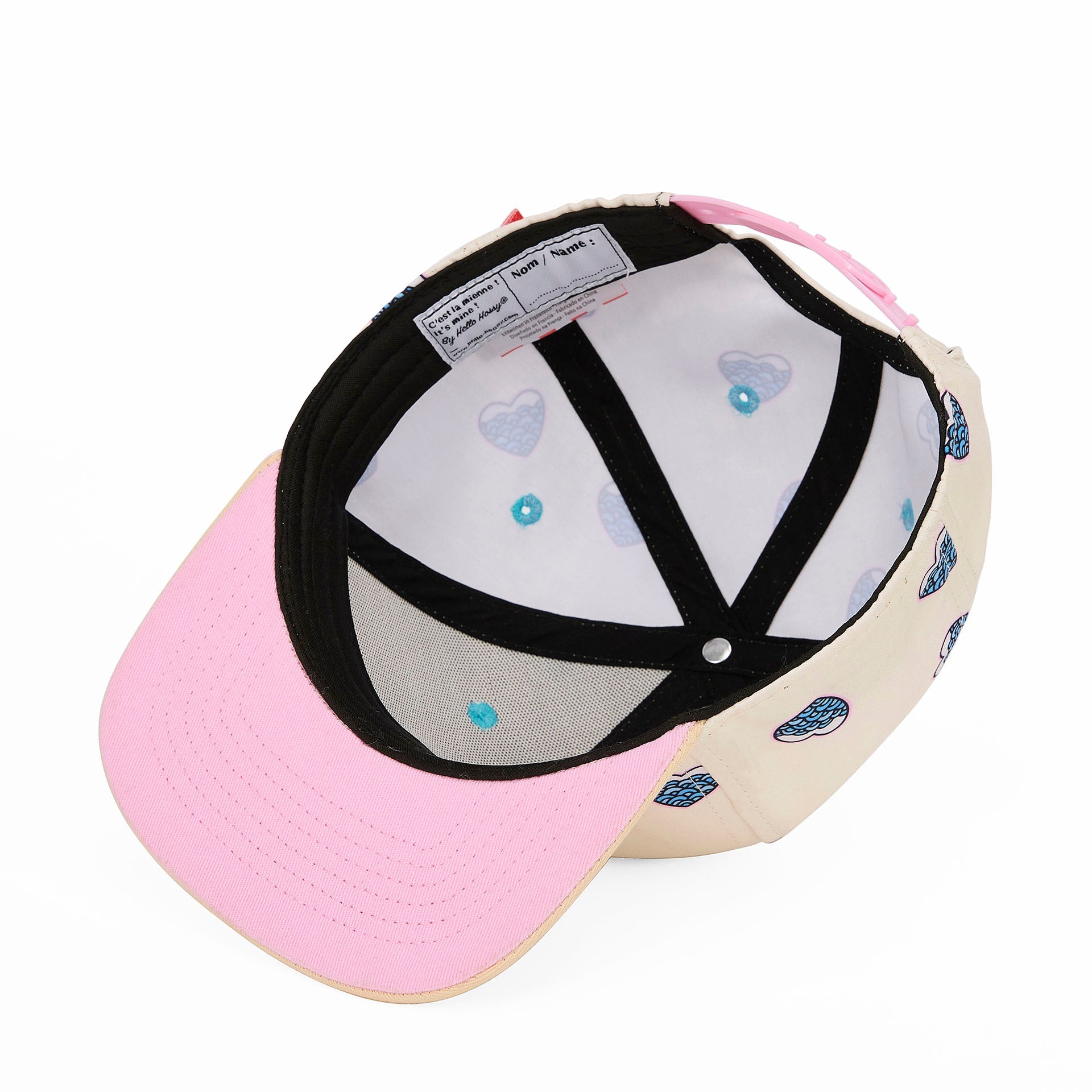 Cappellino Bambini Mermaid, visiera piatta, eco-responsabile, certificato Oeko-Tex, da 9 mesi, Cool Kids Only !