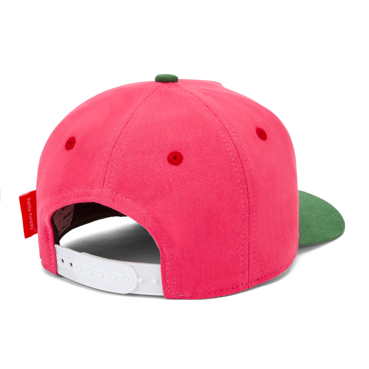 Cappellino bambino fuchsia con visiera verde regolabile Hello Hossy