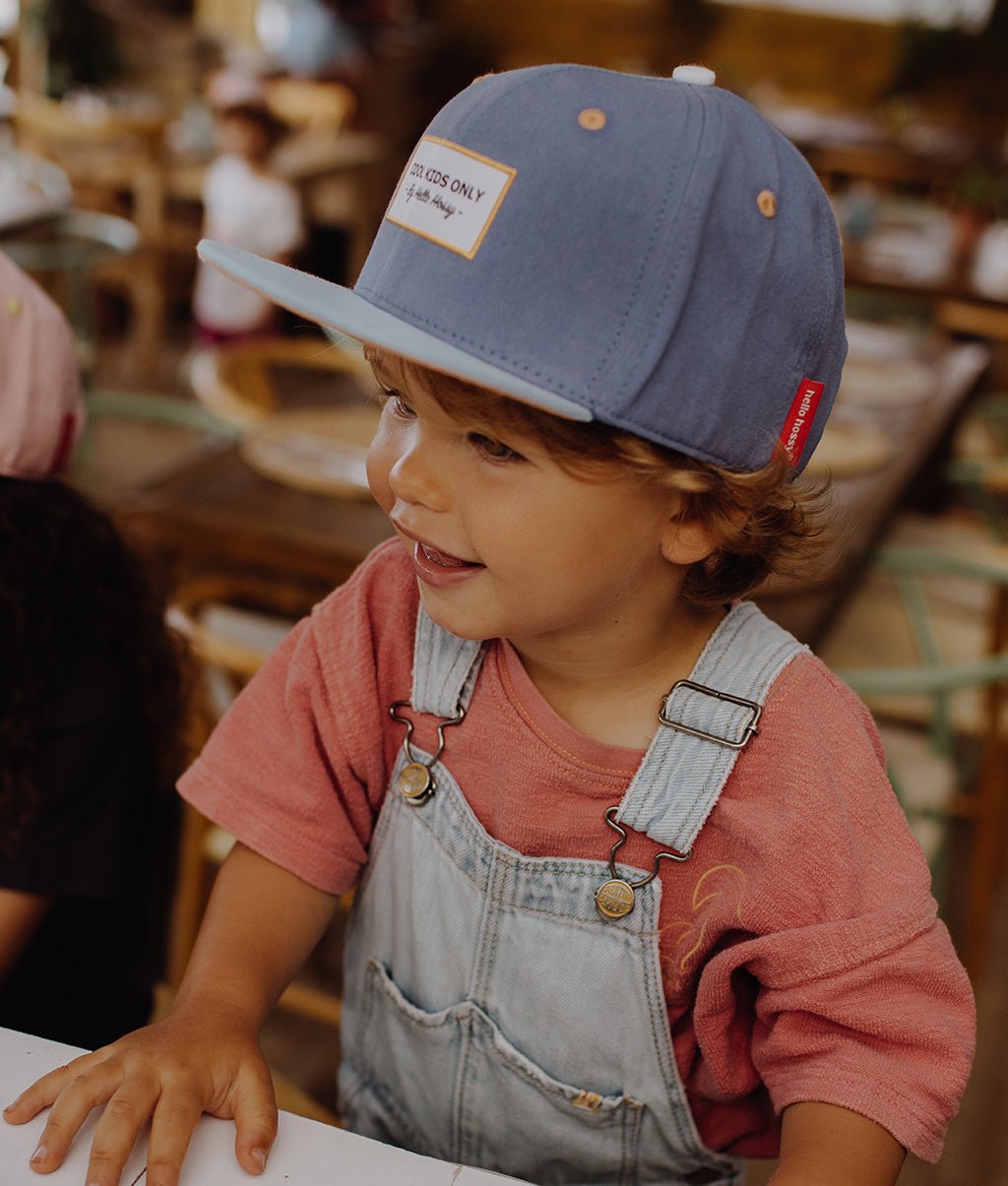Cappellino Bambini Mini Malo, visiera piatta, 100% cotone biologico, certificato Oeko-Tex, da 9 mesi, Cool Kids Only !