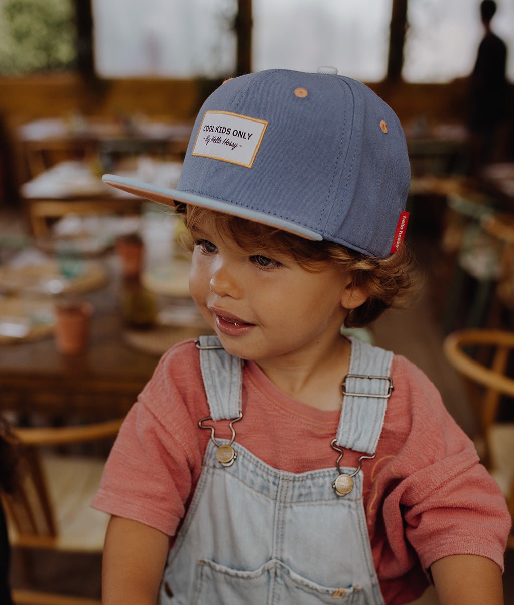 Cappellino Bambini Mini Malo, visiera piatta, 100% cotone biologico, certificato Oeko-Tex, dai 9 mesi, Cool Kids Only!