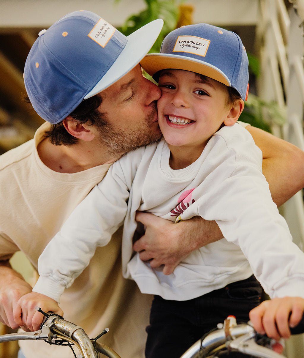Cappellino genitori e bambini Mini Malo, visiera piatta, 100% cotone biologico, matchy-matchy, dai 9 mesi, Cool Kids Only!