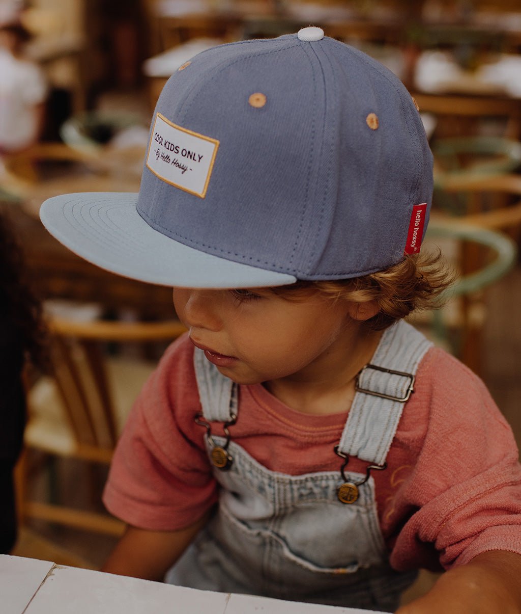 Cappellino Bambini Mini Malo, visiera piatta, 100% cotone biologico, certificato Oeko-Tex, dai 9 mesi, Cool Kids Only!