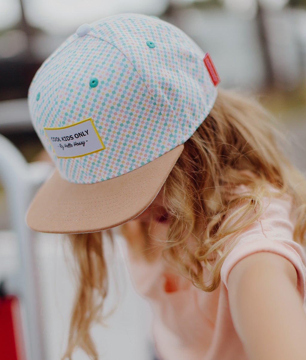 Cappellino per bambini Square, visiera piatta, eco-responsabile, certificato Oeko-Tex, dai 9 mesi, Cool Kids Only!