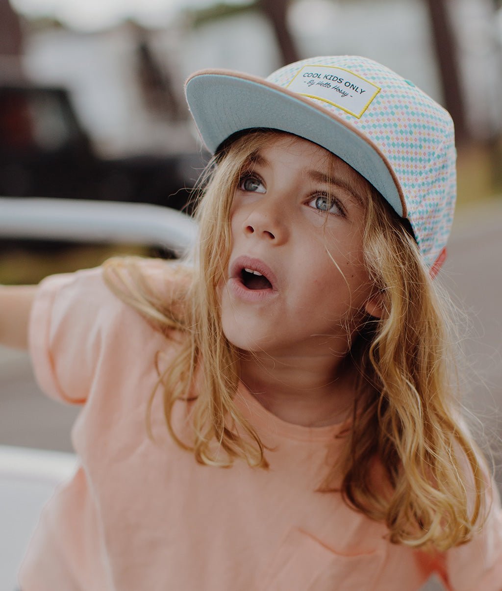 Cappellino per bambini Square, visiera piatta, eco-responsabile, certificato Oeko-Tex, dai 9 mesi, Cool Kids Only!