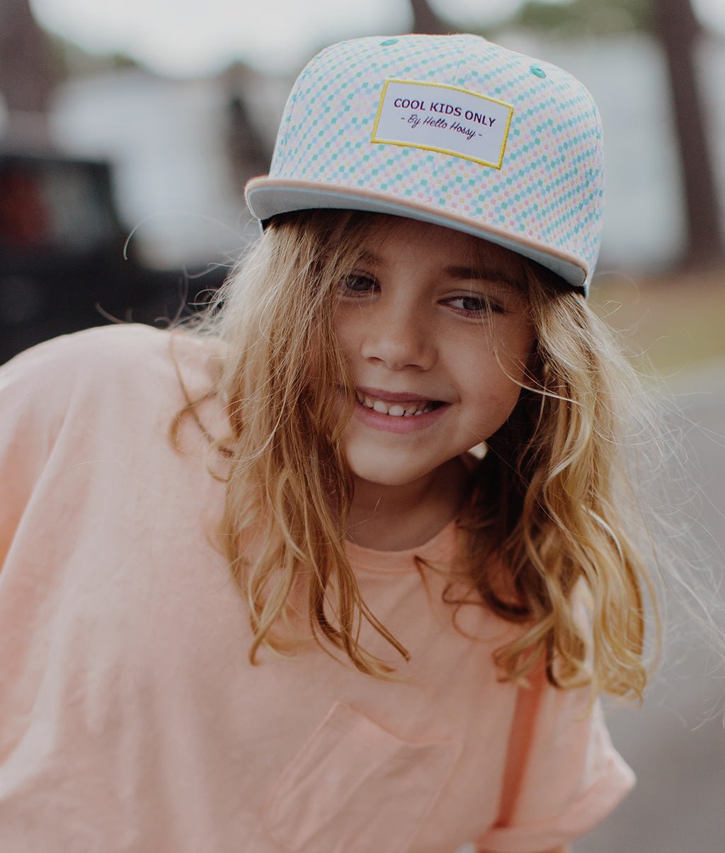 Cappellino per bambini Square, visiera piatta, eco-responsabile, certificato Oeko-Tex, dai 9 mesi, Cool Kids Only!