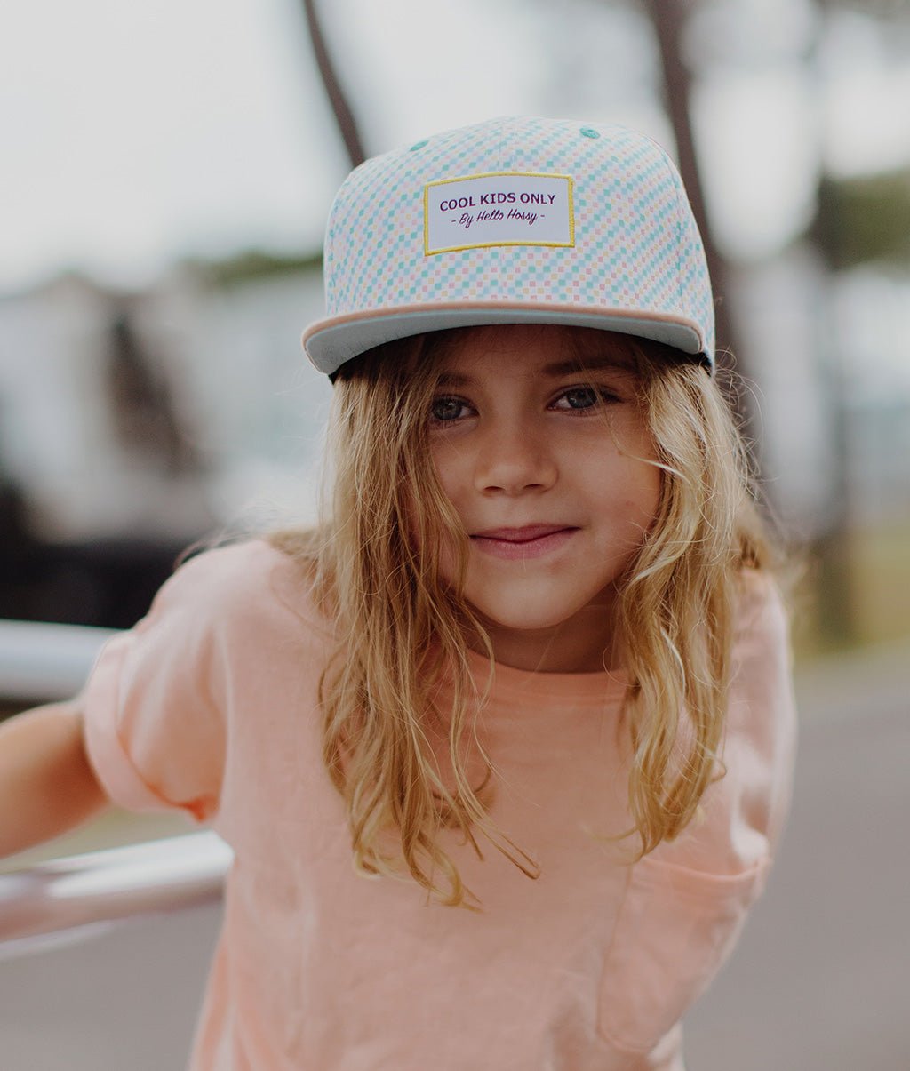 Cappellino per bambini Square, visiera piatta, eco-responsabile, certificato Oeko-Tex, dai 9 mesi, Cool Kids Only!