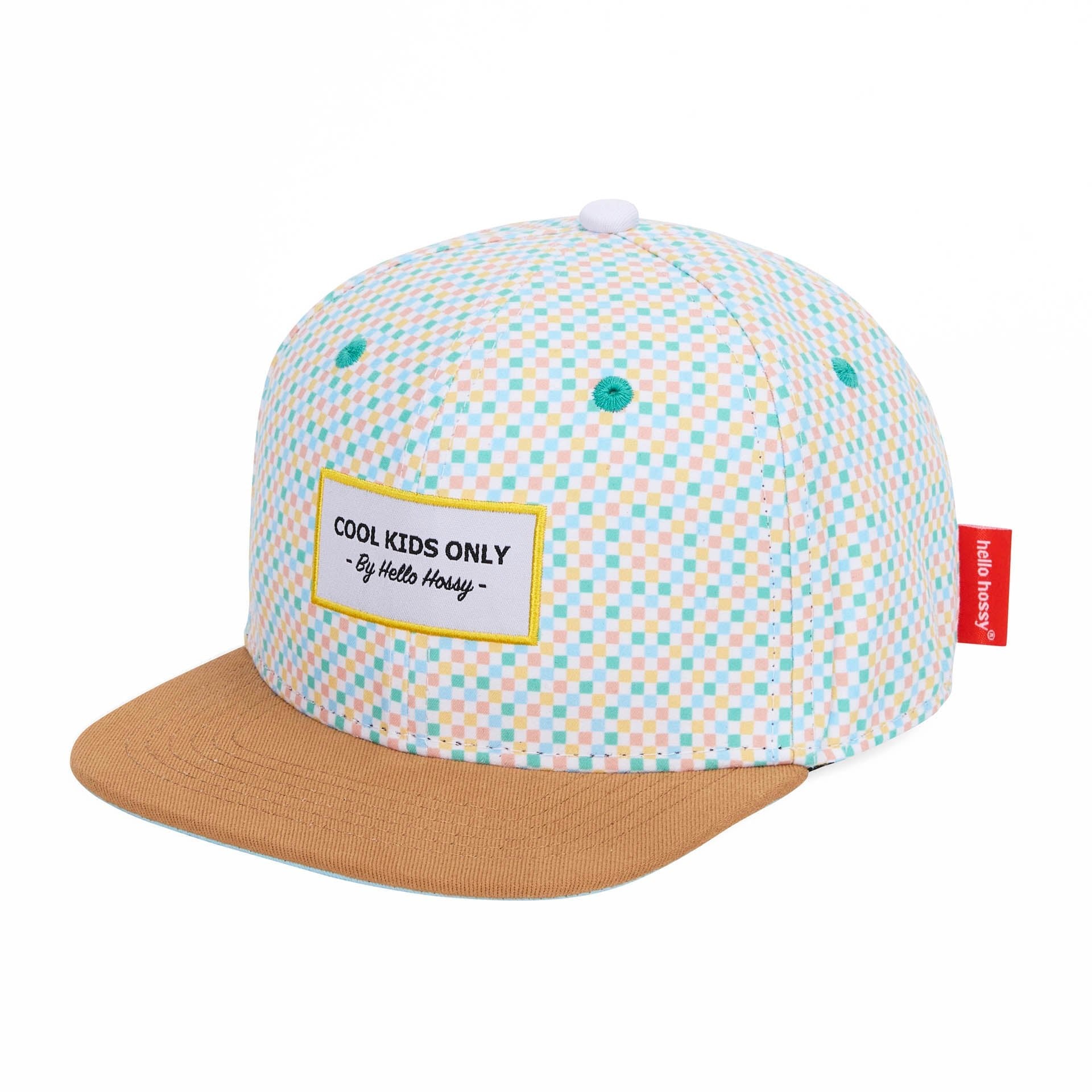 Cappellino per bambini Square, visiera piatta, eco-responsabile, certificato Oeko-Tex, dai 9 mesi, Cool Kids Only!