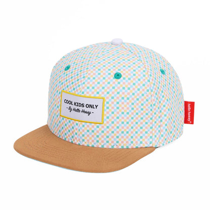 Cappellino per bambini Square, visiera piatta, eco-responsabile, certificato Oeko-Tex, dai 9 mesi, Cool Kids Only!