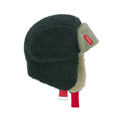 Colbacco in sherpa e pile bicolore Cozy Neo per bambini e bebè – vista laterale