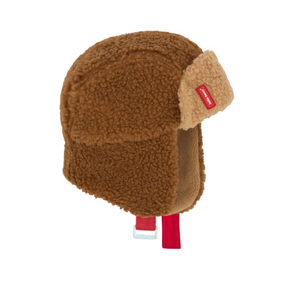 Colbacco in sherpa e pile bicolore Cozy Sven per bambini e neonati – vista di profilo